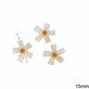 Μενταγιόν Φίλντισι Λουλούδι 15mm