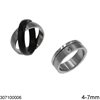 Stainless Steel Ring 4-7mm