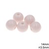 Plastic Round Bead 14mm with Hole 3.5mm