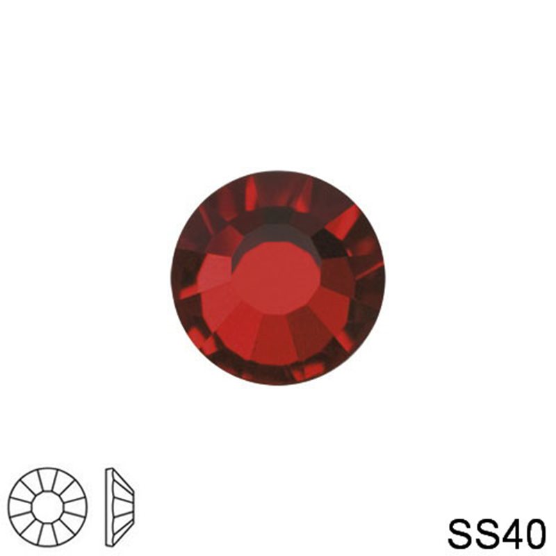 SS40 MC Rose Colour Θερμοκολλητικό Preciosa