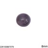 Πέτρα Καπουσόν Γυάλινη Στρογγυλή 8mm