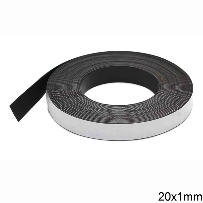 Flexible Magnet Rubber Sticker 20mm width